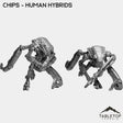 Tabletop Terrain Miniature Full Set Chips - Human Hybrids