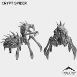 Tabletop Terrain Miniature Full Set Crypt Spider