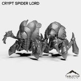 Tabletop Terrain Miniature Full Set Crypt Spider Lord