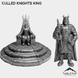 Tabletop Terrain Miniature Full Set Culled Knights King