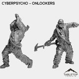 Tabletop Terrain Miniature Full Set Cyberpsycho - Onlookers