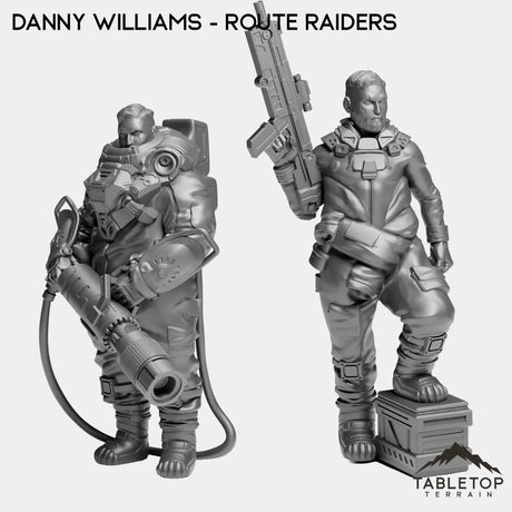 Tabletop Terrain Miniature Full Set Danny Williams - Route Raiders