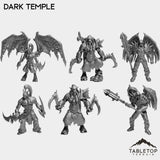 Tabletop Terrain Miniature Full Set Dark Temple Bundle