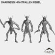 Tabletop Terrain Miniature Full Set Darkness Nightfallen Rebel