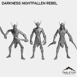 Tabletop Terrain Miniature Full Set Darkness Nightfallen Rebel
