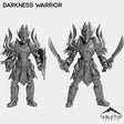 Tabletop Terrain Miniature Full Set Darkness Warrior
