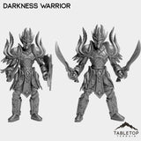 Tabletop Terrain Miniature Full Set Darkness Warrior