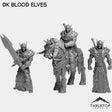 Tabletop Terrain Miniature Full Set DK Blood Elves