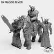 Tabletop Terrain Miniature Full Set DK Blood Elves