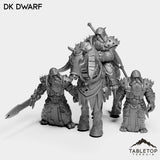 Tabletop Terrain Miniature Full Set DK Dwarves