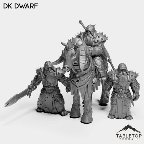 Tabletop Terrain Miniature Full Set DK Dwarves
