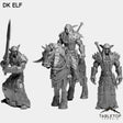 Tabletop Terrain Miniature Full Set DK Elves