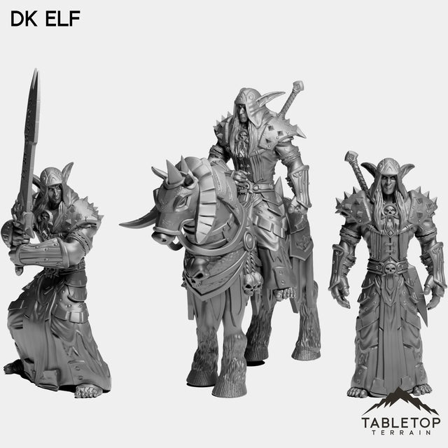 Tabletop Terrain Miniature Full Set DK Elves