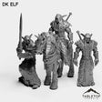 Tabletop Terrain Miniature Full Set DK Elves