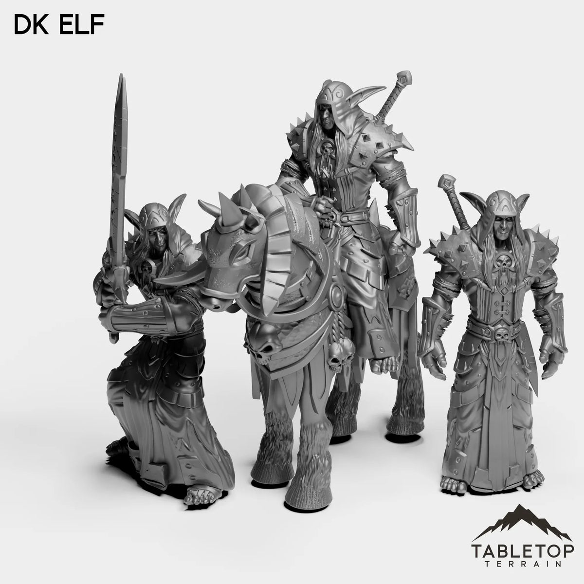 Tabletop Terrain Miniature Full Set DK Elves