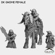 Tabletop Terrain Miniature Full Set DK Gnome Female
