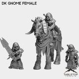 Tabletop Terrain Miniature Full Set DK Gnome Female