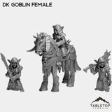 Tabletop Terrain Miniature Full Set DK Goblin Female