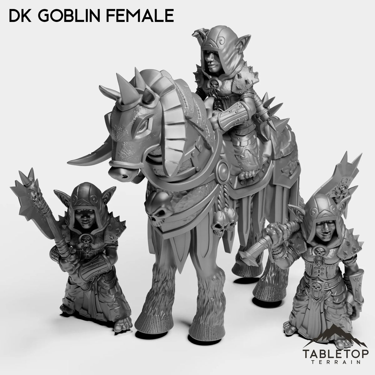 Tabletop Terrain Miniature Full Set DK Goblins Female
