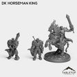 Tabletop Terrain Miniature Full Set DK Horseman King