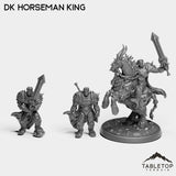 Tabletop Terrain Miniature Full Set DK Horseman King