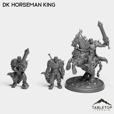 Tabletop Terrain Miniature Full Set DK Horseman King