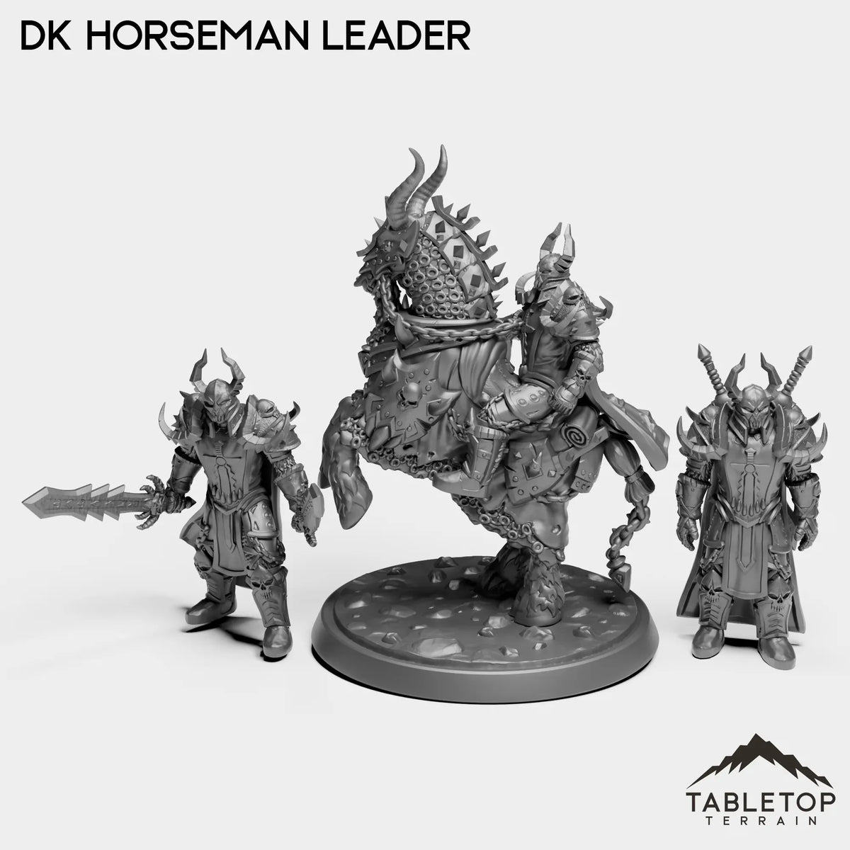 Tabletop Terrain Miniature Full Set DK Horseman Leader