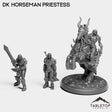 Tabletop Terrain Miniature Full Set DK Horseman Priestess