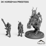 Tabletop Terrain Miniature Full Set DK Horseman Priestess