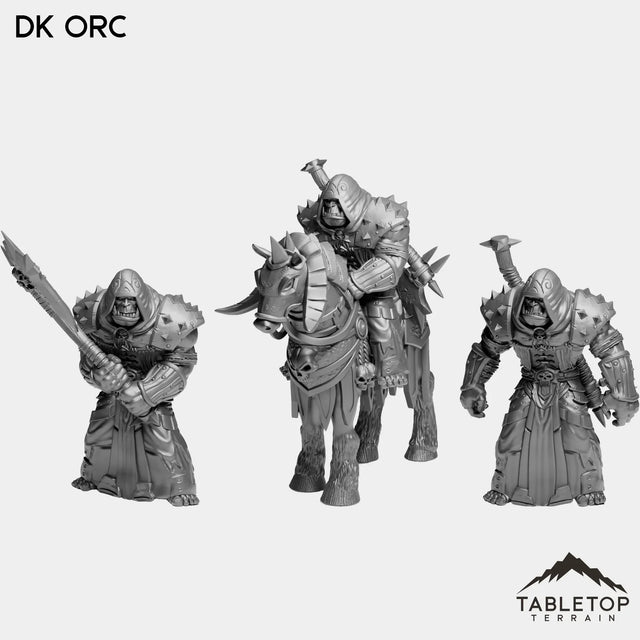 Tabletop Terrain Miniature Full Set DK Orc