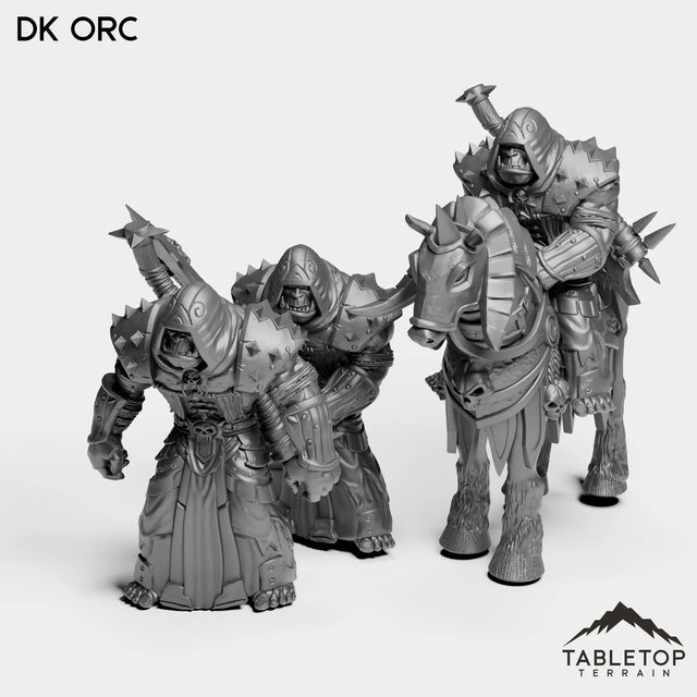 Tabletop Terrain Miniature Full Set DK Orcs
