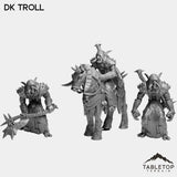 Tabletop Terrain Miniature Full Set DK Troll