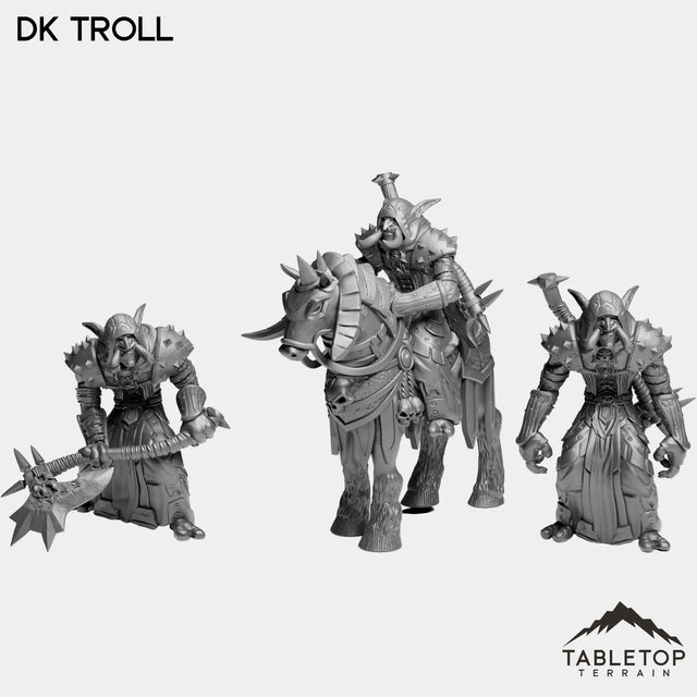 Tabletop Terrain Miniature Full Set DK Troll