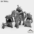Tabletop Terrain Miniature Full Set DK Trolls