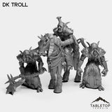 Tabletop Terrain Miniature Full Set DK Trolls