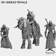 Tabletop Terrain Miniature Full Set DK Undead Female