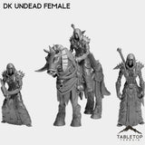 Tabletop Terrain Miniature Full Set DK Undead Female
