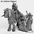 Tabletop Terrain Miniature Full Set DK Undead Female