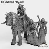 Tabletop Terrain Miniature Full Set DK Undead Female