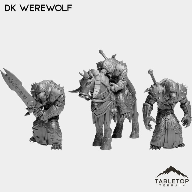 Tabletop Terrain Miniature Full Set DK Werewolf