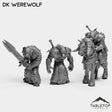 Tabletop Terrain Miniature Full Set DK Werewolf