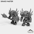 Tabletop Terrain Miniature Full Set Drake Master