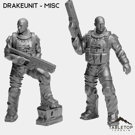 Tabletop Terrain Miniature Full Set DrakeUnit - MISC