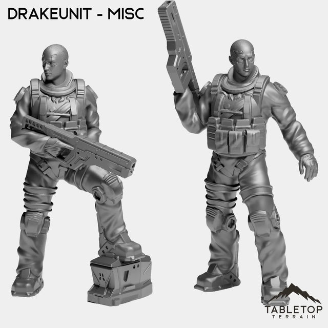 Tabletop Terrain Miniature Full Set DrakeUnit - MISC