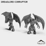Tabletop Terrain Miniature Full Set Dreadlord Corruptor