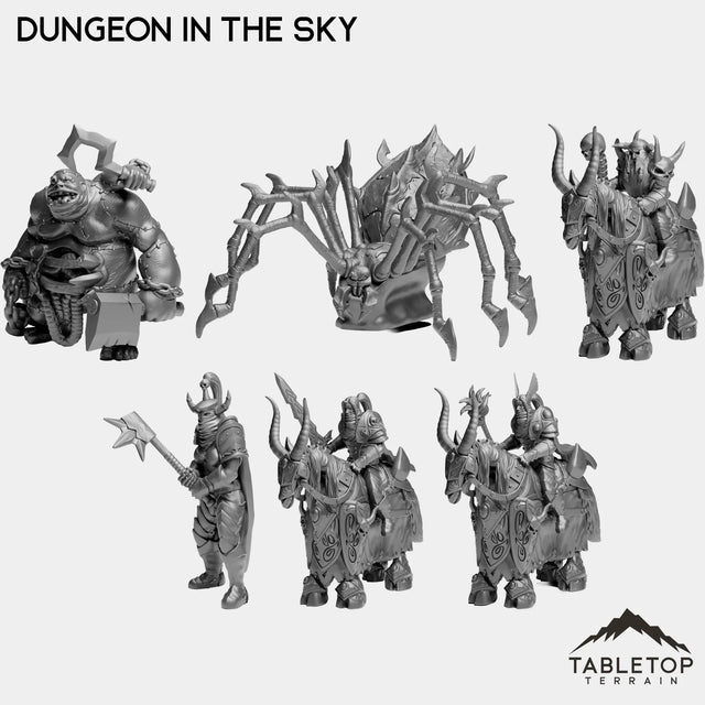 Tabletop Terrain Miniature Full Set Dungeon in the Sky Bundle