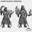 Tabletop Terrain Miniature Full Set Dwarf Shadow Priestess