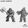 Tabletop Terrain Miniature Full Set Dwarf Warrior
