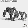 Tabletop Terrain Miniature Full Set Earth Elemental Boss