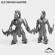 Tabletop Terrain Miniature Full Set Elf Demon Hunter
